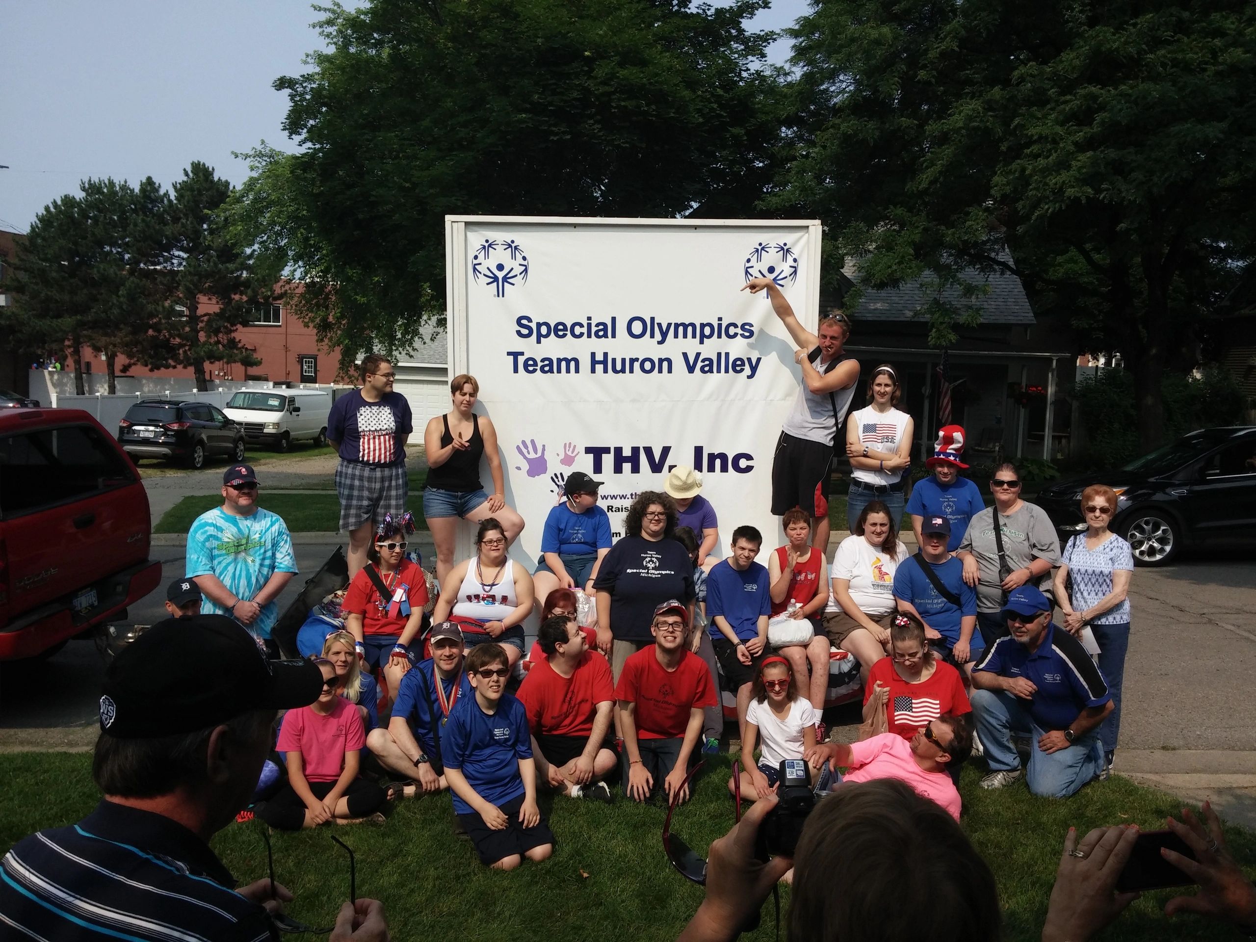 Special Olympics Team Huron Valley group photo